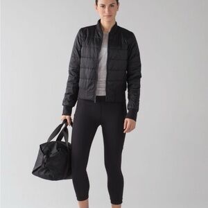 Lululemon Non Stop reversible bomber jacket sz 4